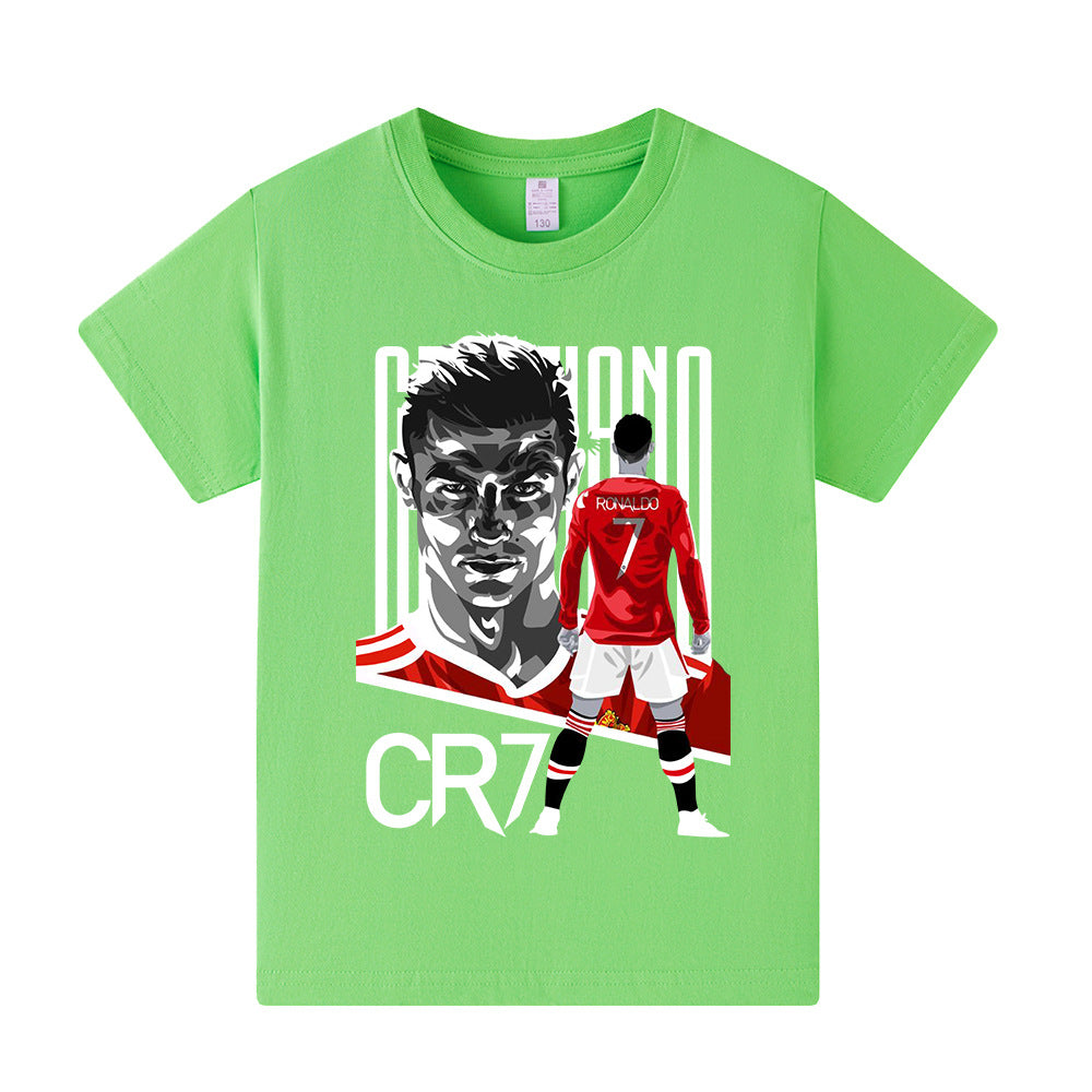 Cristiano Ronaldo Fotbolls T-shirt för Barn - Manchester United Footballdinho