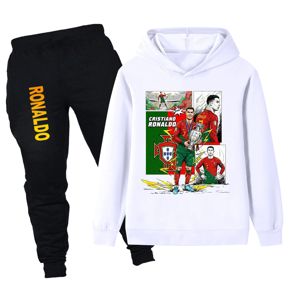 Cristiano Ronaldo Träningsoverall för Barn - Portugal - Tracksuit Footballdinho