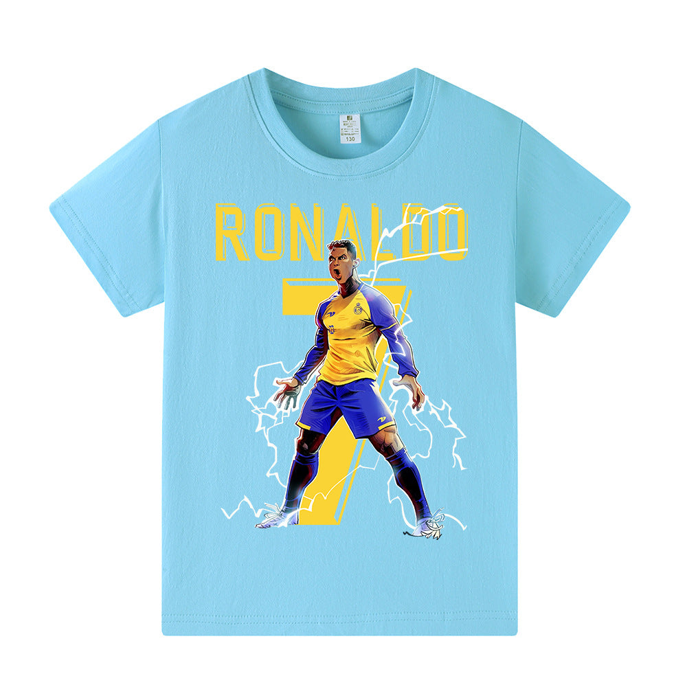 Ronaldo Fotbolls T-shirt för Barn - Al Nassr Footballdinho