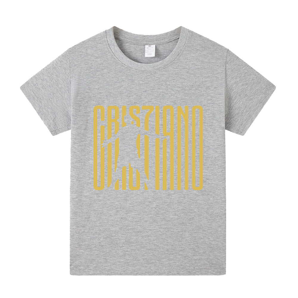 Ronaldo Fotbolls T-shirt för Barn - Bekväm Footballdinho