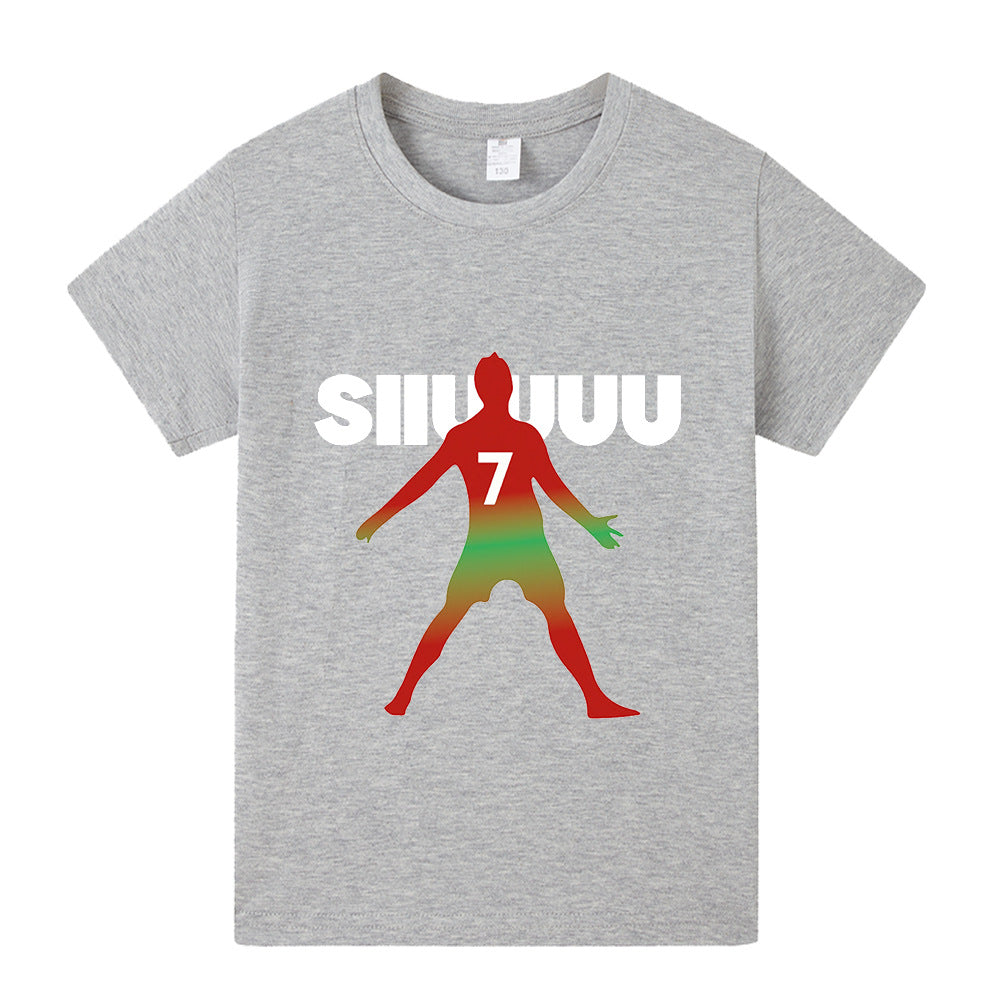Ronaldo Fotbolls T-shirt för Barn - Cool Design Footballdinho