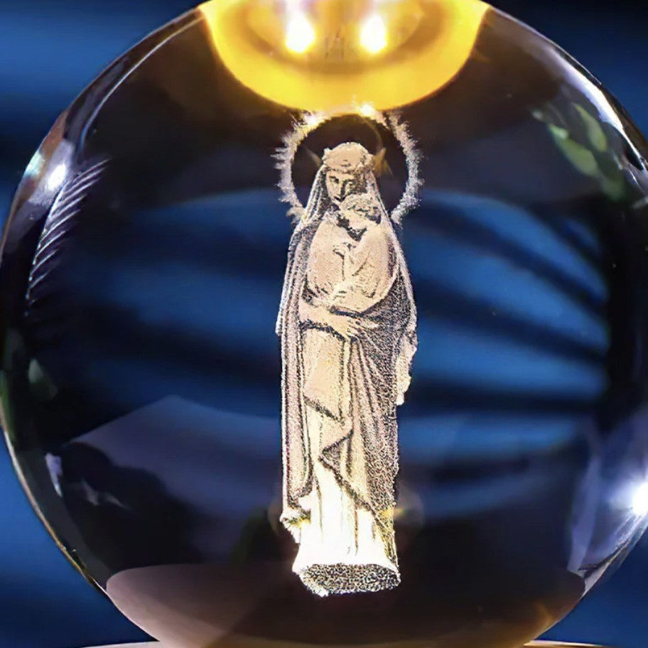 Lysande mån kristallkula Carvallo