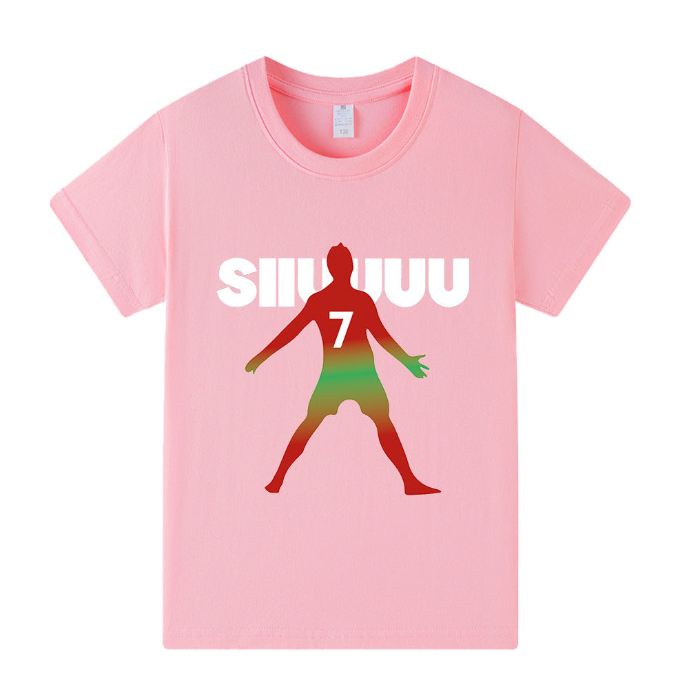Ronaldo Fotbolls T-shirt för Barn - Cool Design Footballdinho