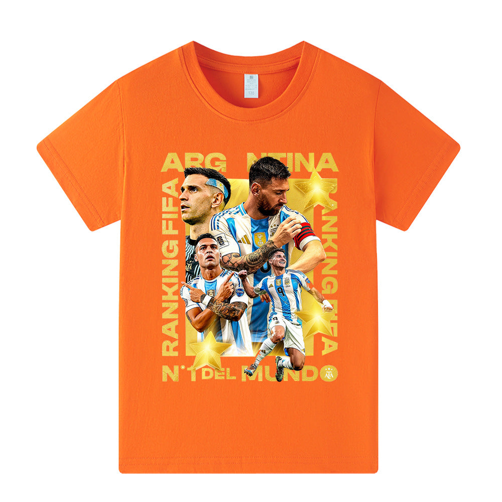 Lionel Messi Fotbolls T-shirt för Barn - Sportig Footballdinho