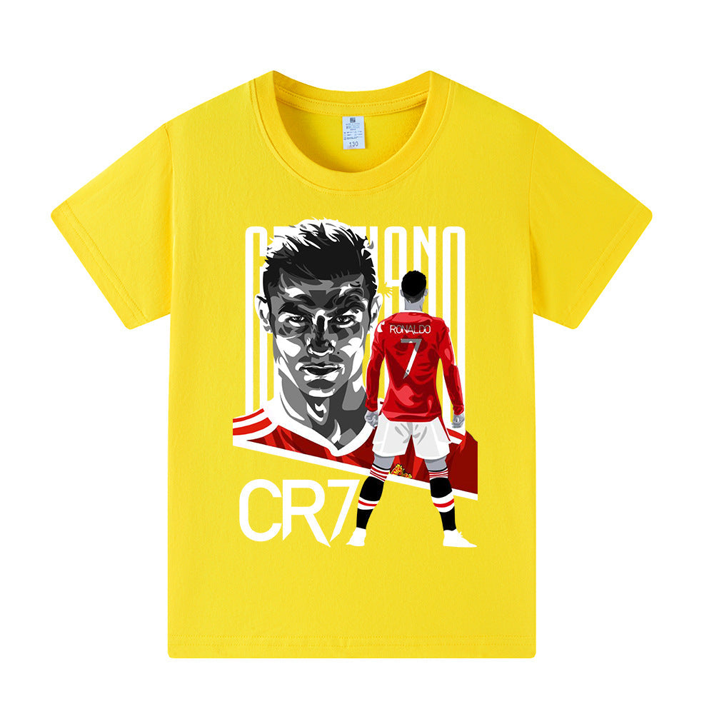 Cristiano Ronaldo Fotbolls T-shirt för Barn - Manchester United Footballdinho
