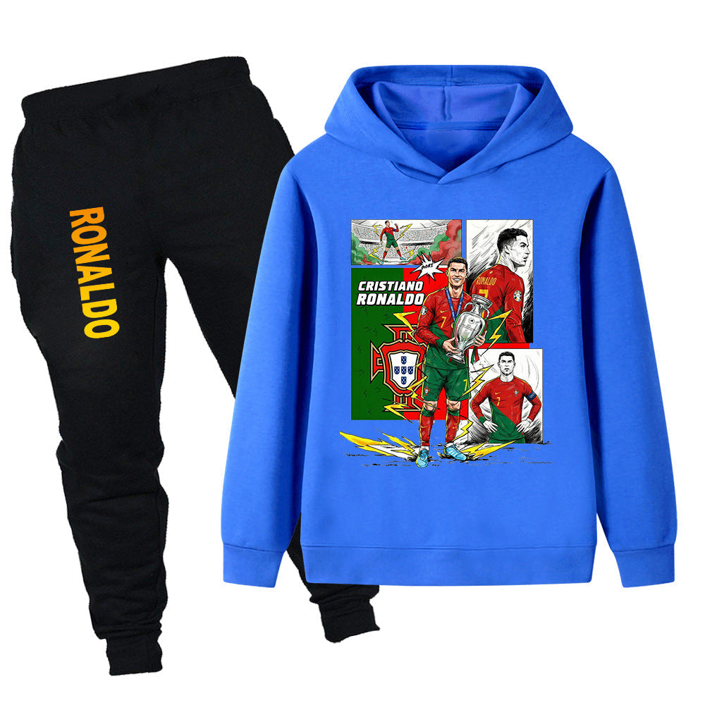 Cristiano Ronaldo Träningsoverall för Barn - Portugal - Tracksuit Footballdinho