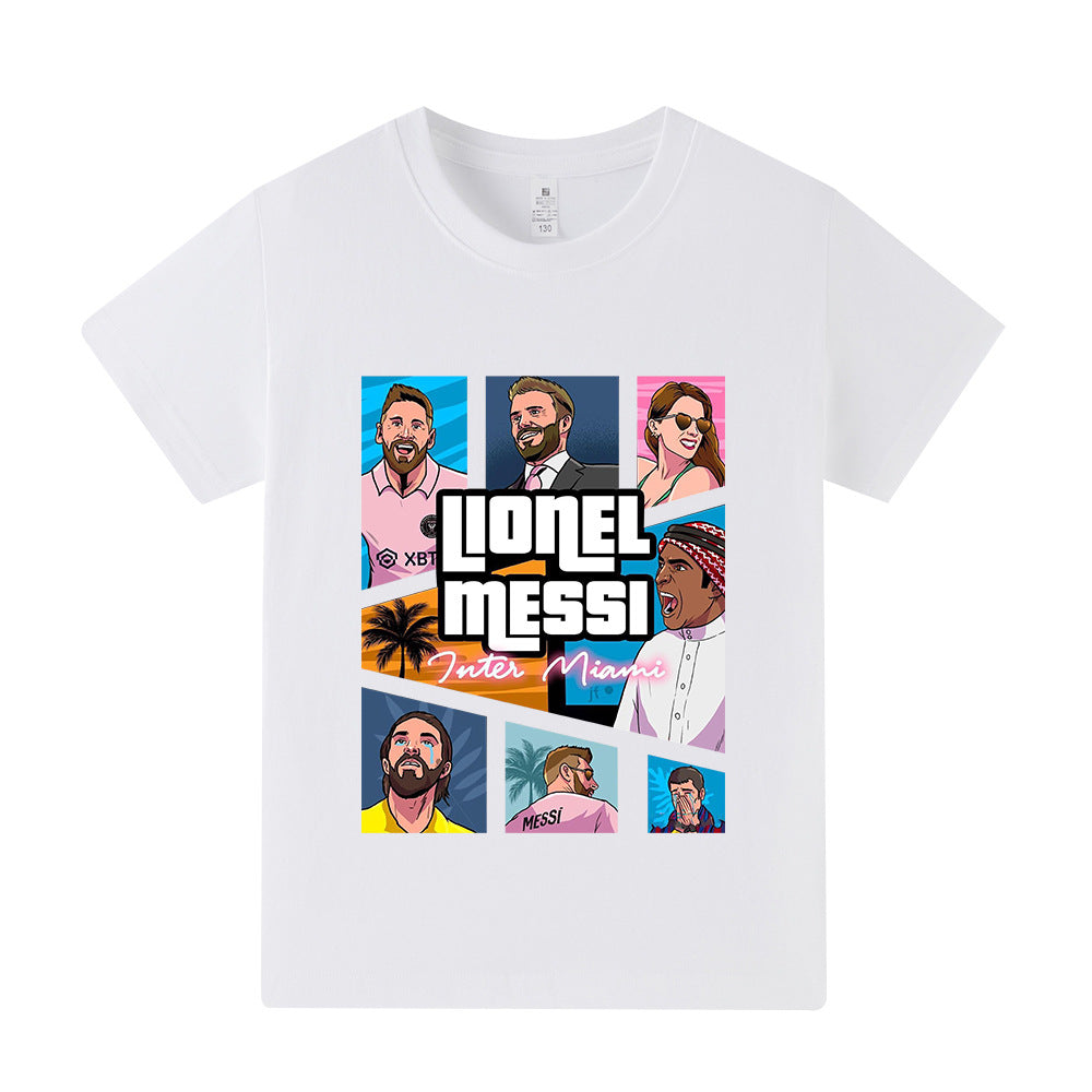 Messi Fotbolls T-shirt för Barn - Bekväm Footballdinho
