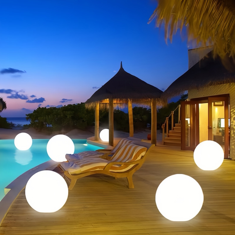 Dekorativ solkraftad trädgårdsglob LED utomhusbelysning Carvallo