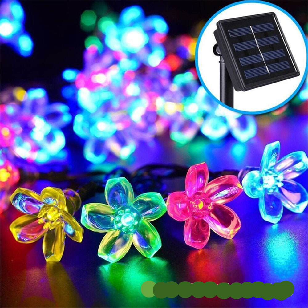 Solar blommor ljusslinga för trädgården Carvallo