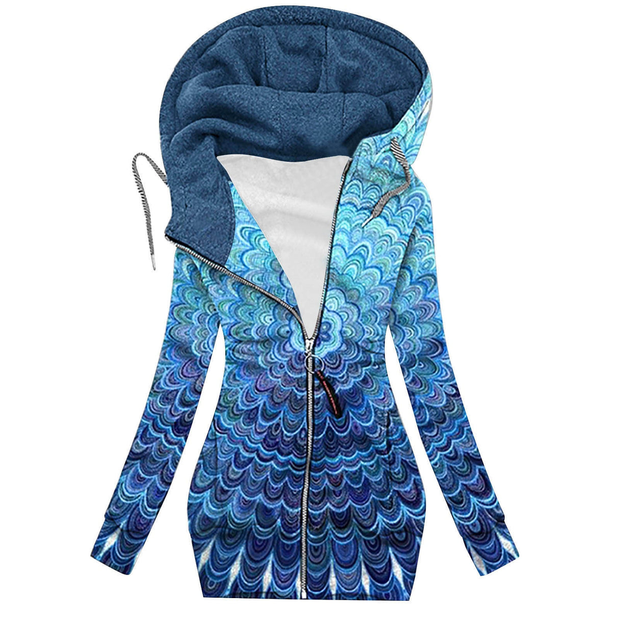 Kvinnors Butterfly Art Cardigan Sweatshirt-Clothes for women-Bellasverige-Hemnix