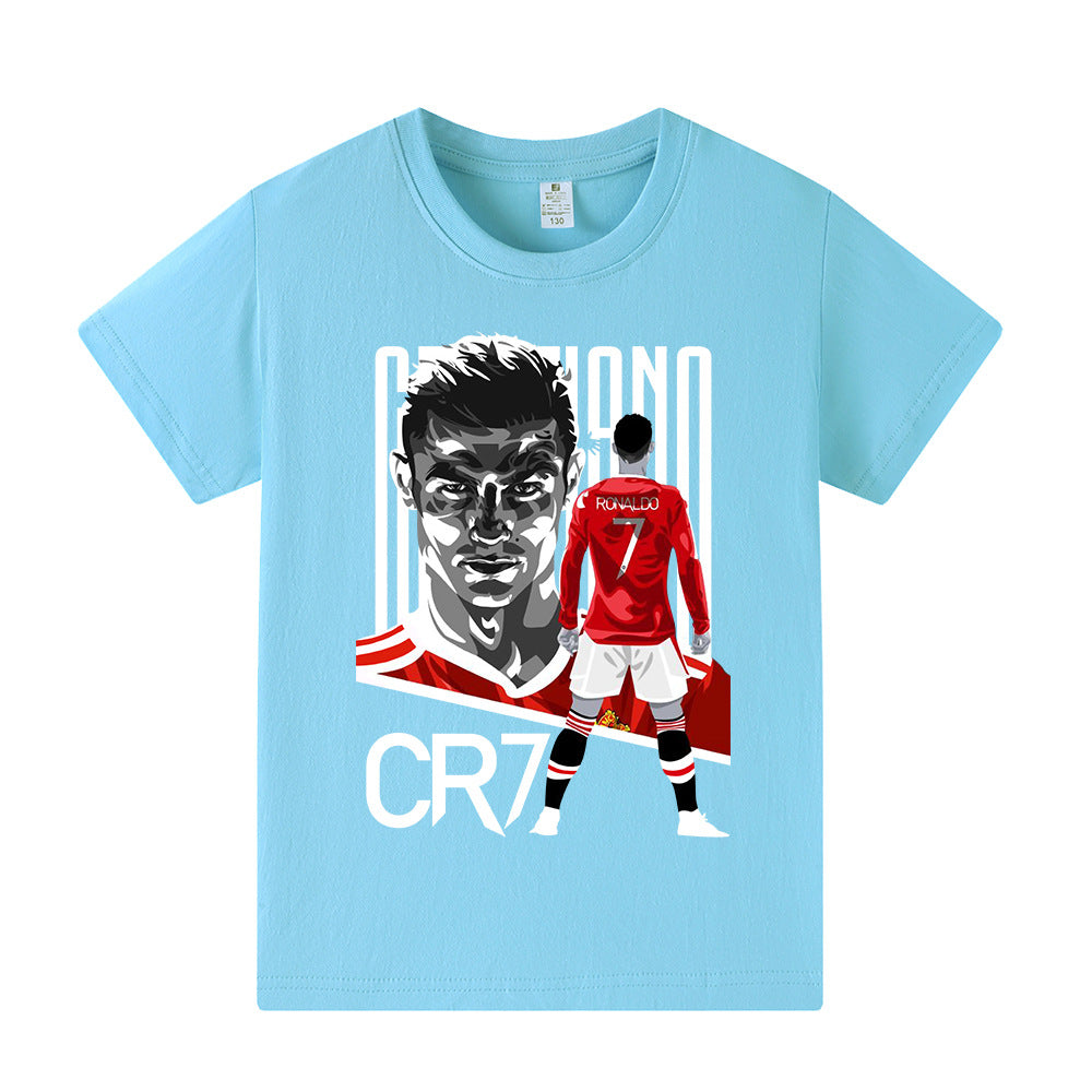 Cristiano Ronaldo Fotbolls T-shirt för Barn - Manchester United Footballdinho