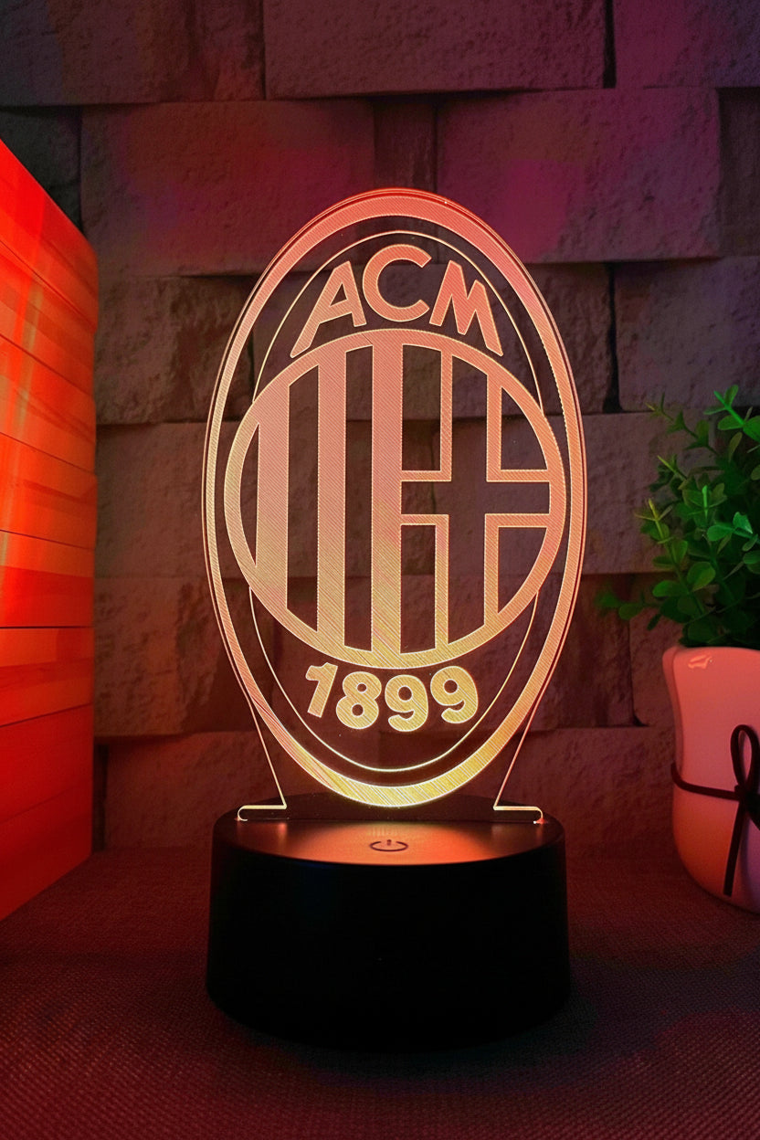 Fotboll 3D Illusion LED-Lampa - Nattlampa - Nattlampa Footballdinho
