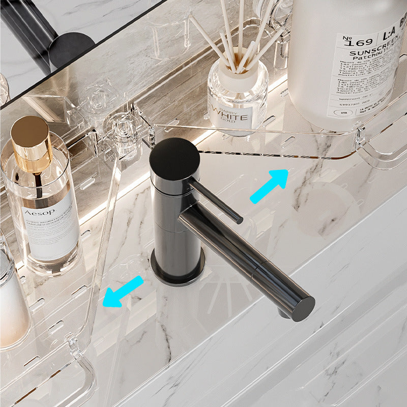 Fällbart badrums sugpropp hylla Carvallo