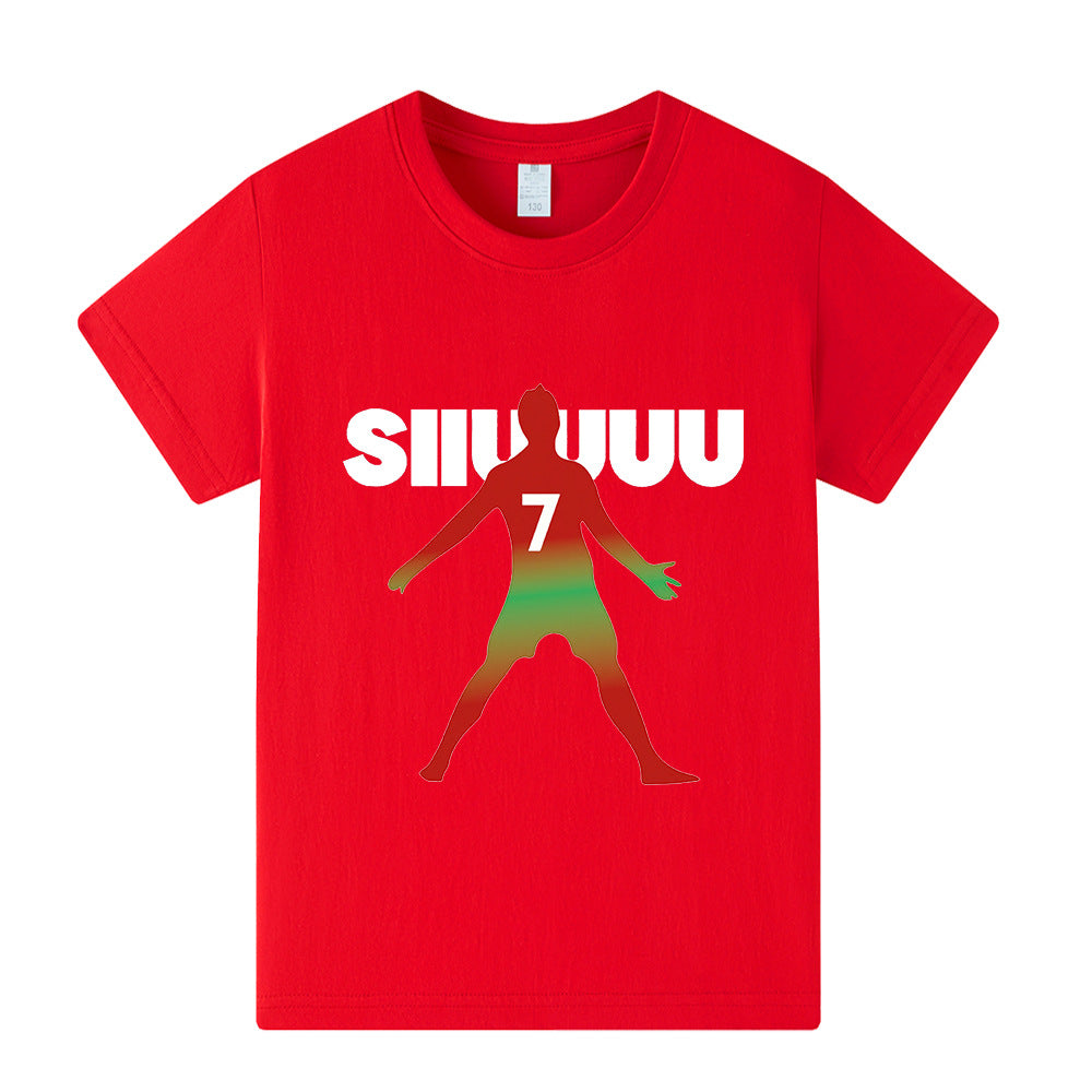 Ronaldo Fotbolls T-shirt för Barn - Cool Design Footballdinho
