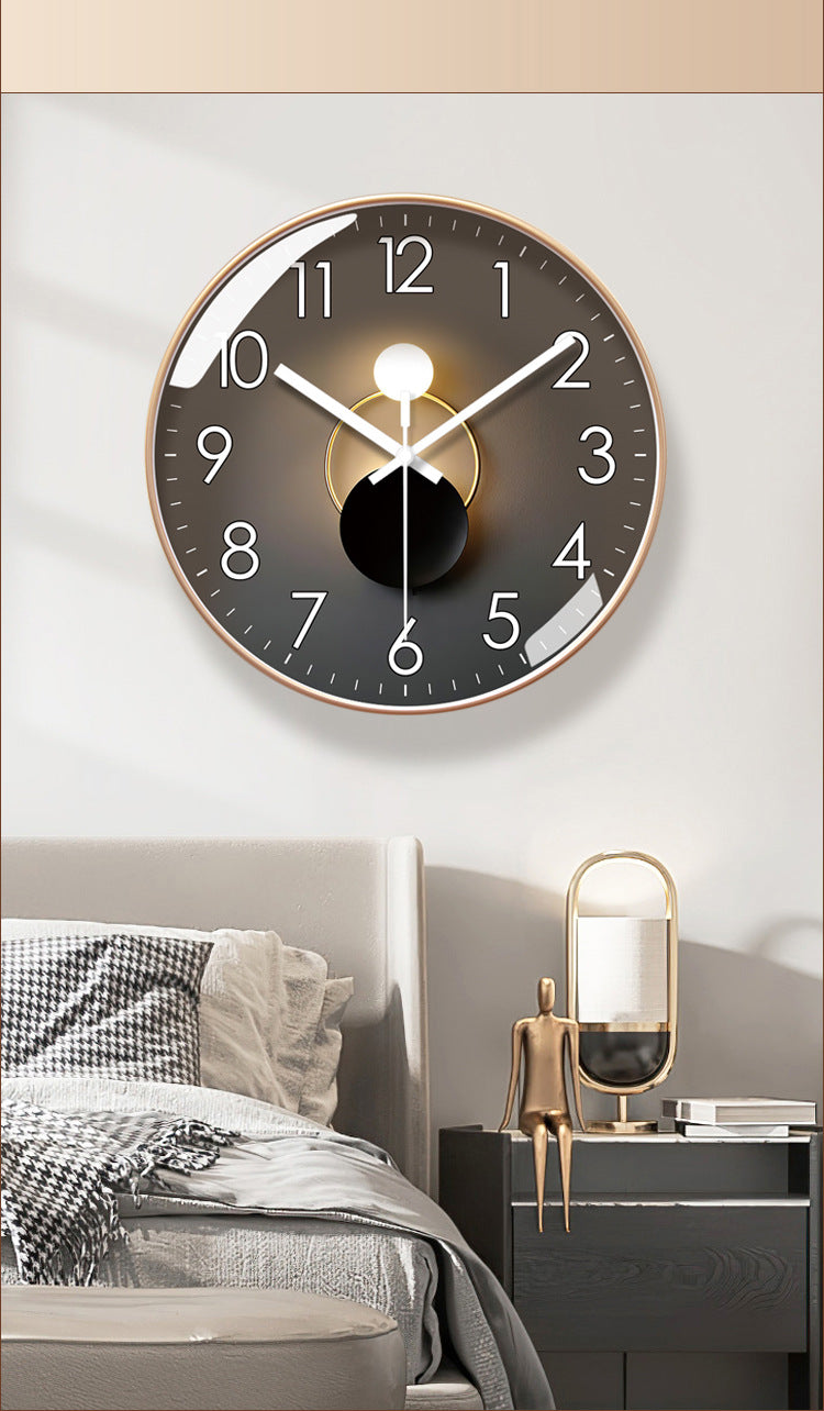 Royallure Modern Silent Wall Clock – Sleek, Non-Ticking, Minimalist Urverk Carvallo