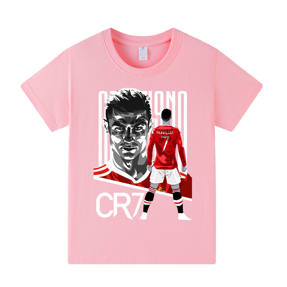 Cristiano Ronaldo Fotbolls T-shirt för Barn - Manchester United Footballdinho