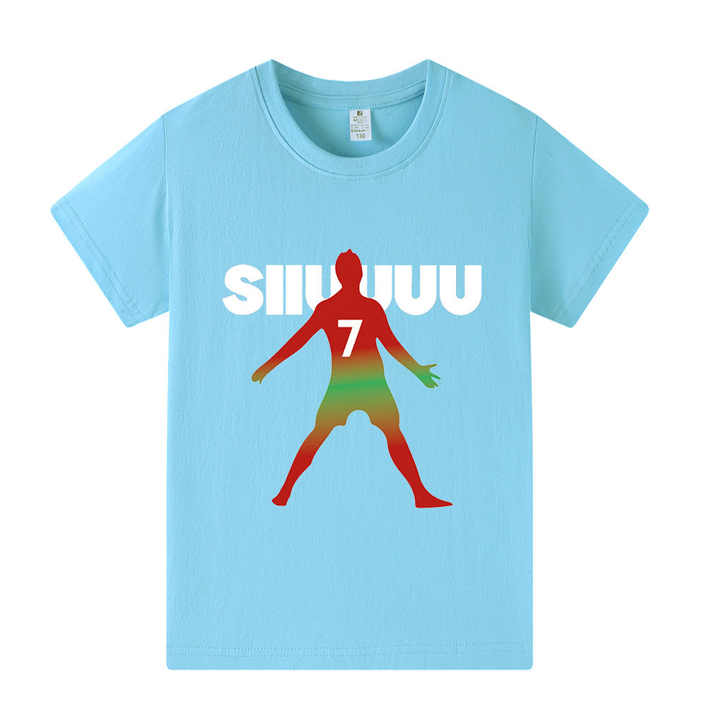 Ronaldo Fotbolls T-shirt för Barn - Cool Design Footballdinho