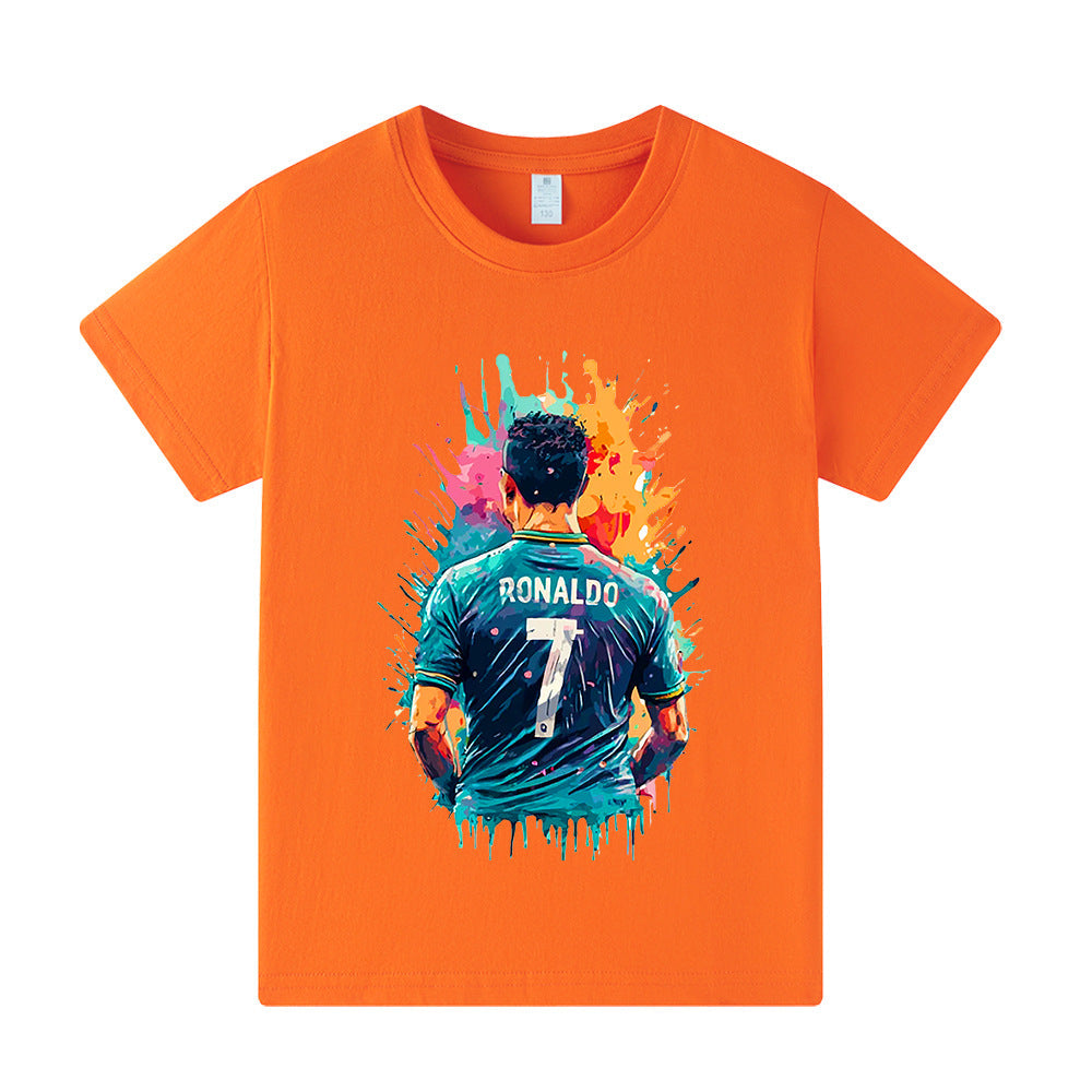 Ronaldo Fotbolls T-shirt för Barn - Sportig Footballdinho