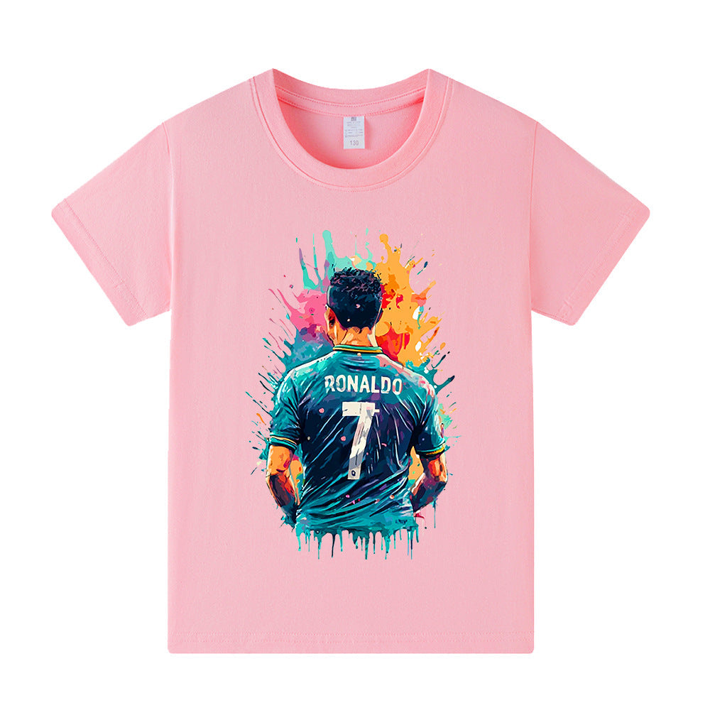 Ronaldo Fotbolls T-shirt för Barn - Sportig Footballdinho