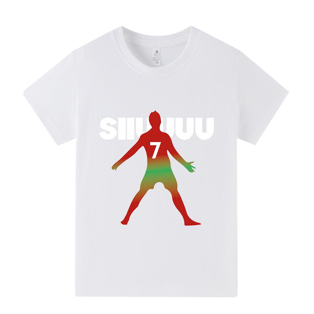 Ronaldo Fotbolls T-shirt för Barn - Cool Design Footballdinho