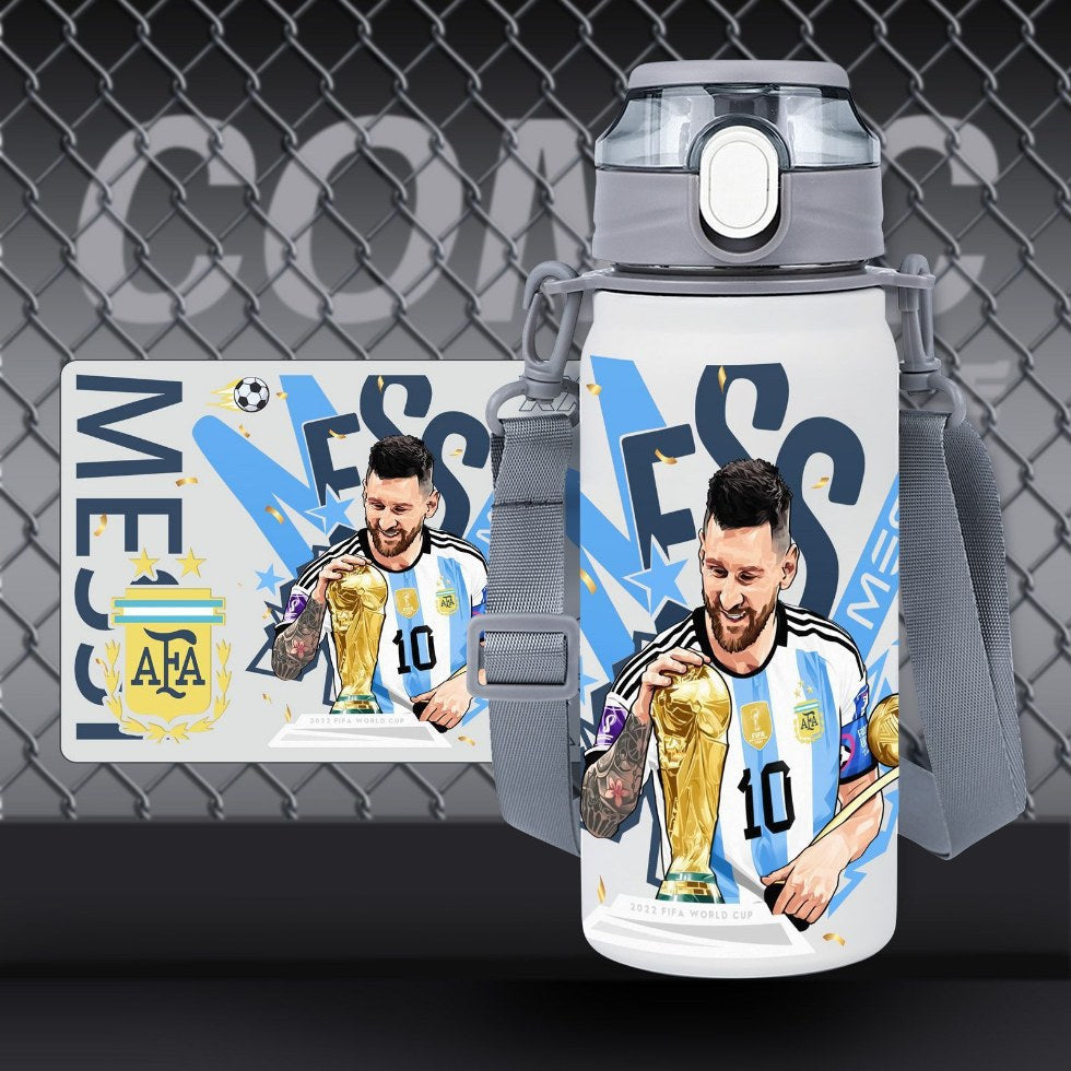 Termosflaska Lionel Messi - Fotboll Vattenflaska - Thermos Footballdinho