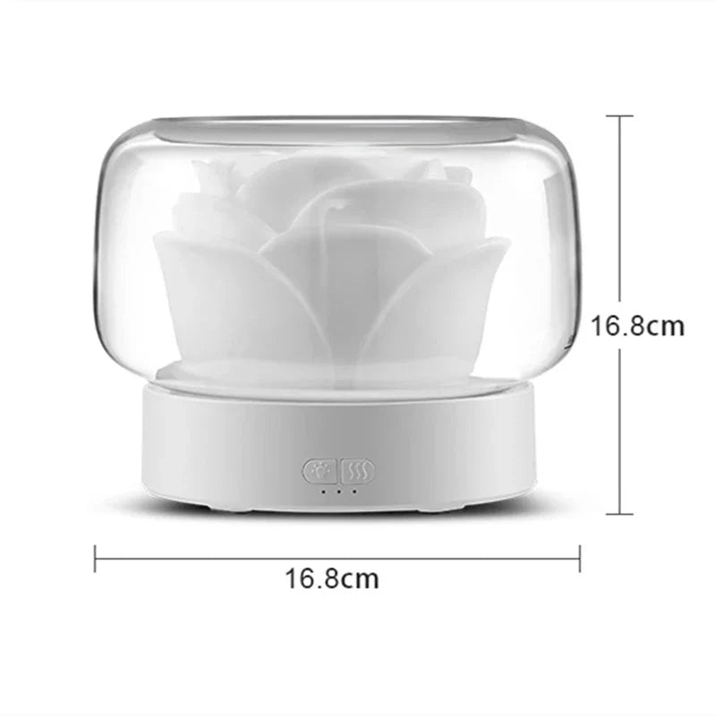 Aromaterapi-luftrenare – Elegant ultraschall-diffuser med LED & doftolje-funktion Carvallo