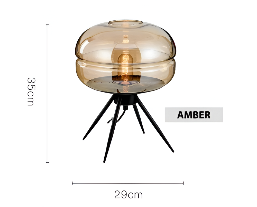 LumiBase – Stabil Bordslampa med Glaskupa Hemnix