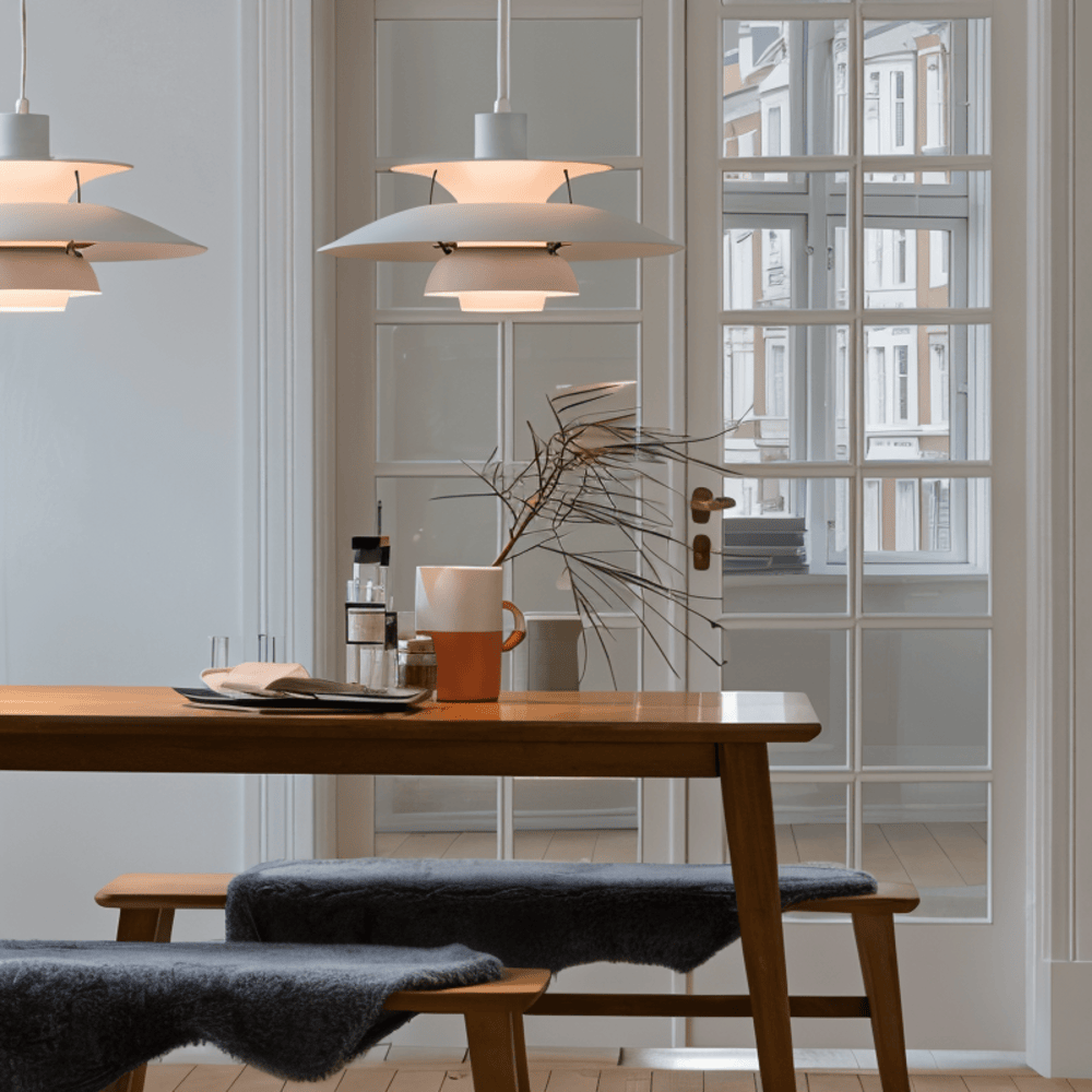 Taklampa i Skandinavisk Stil – Minimalistisk Metallpendel Hemnix
