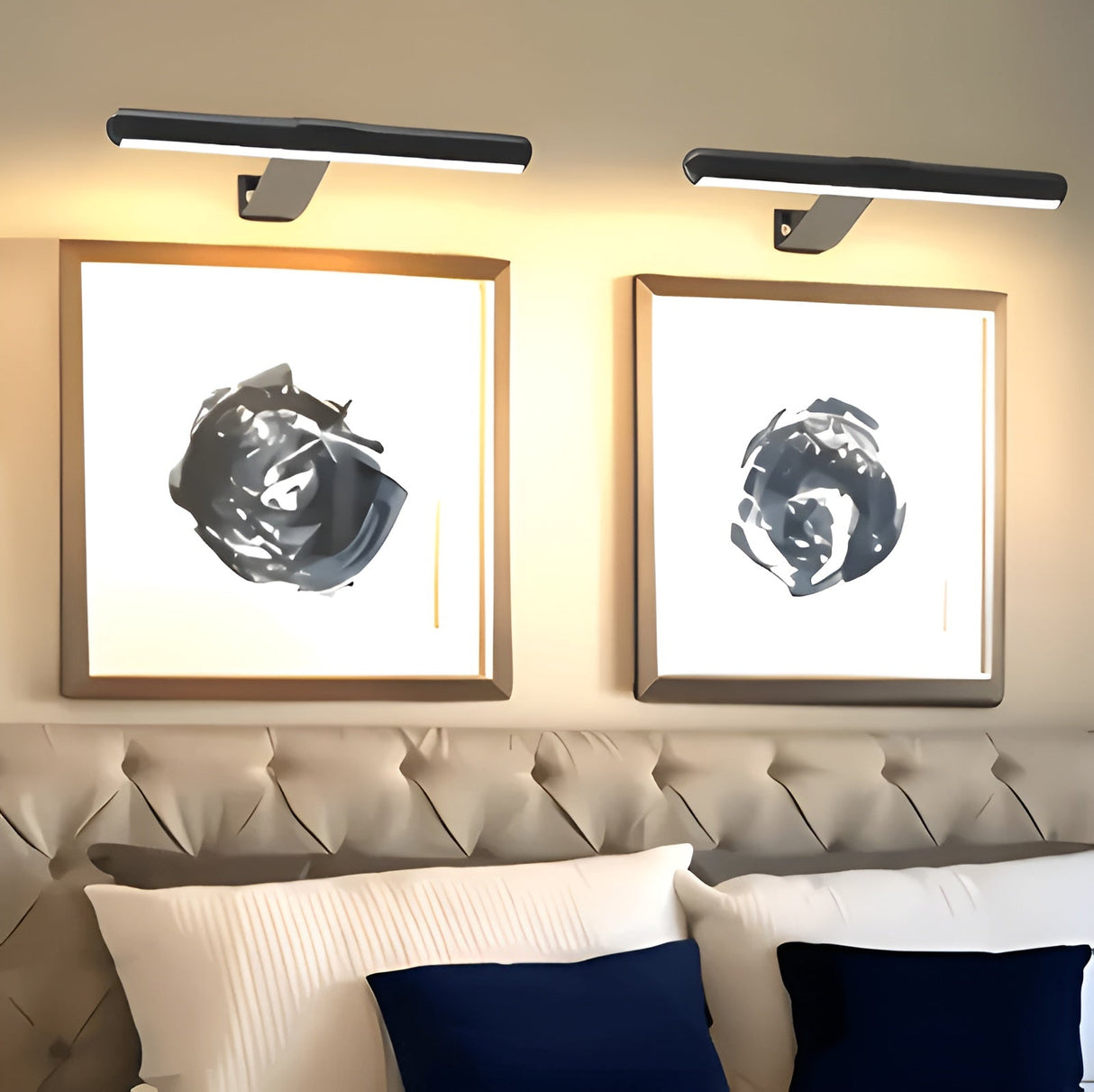 Trådlös LED-vägglampa – 120° roterbar & uppladdningsbar via USB | Flexibel & modern Carvallo