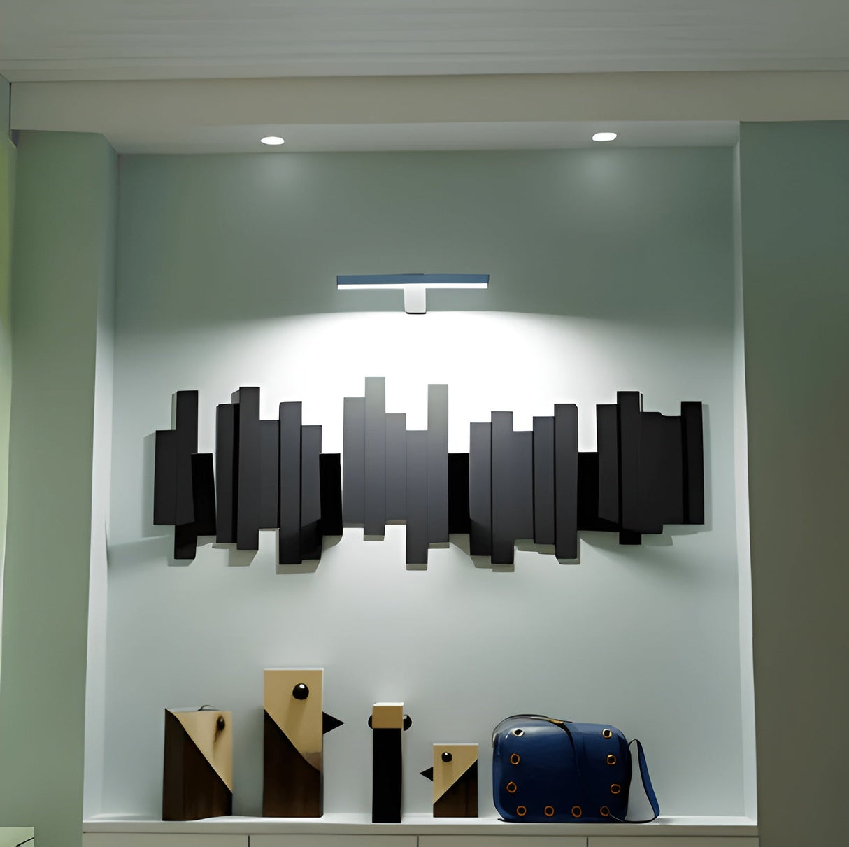 Trådlös LED-vägglampa – 120° roterbar & uppladdningsbar via USB | Flexibel & modern Carvallo