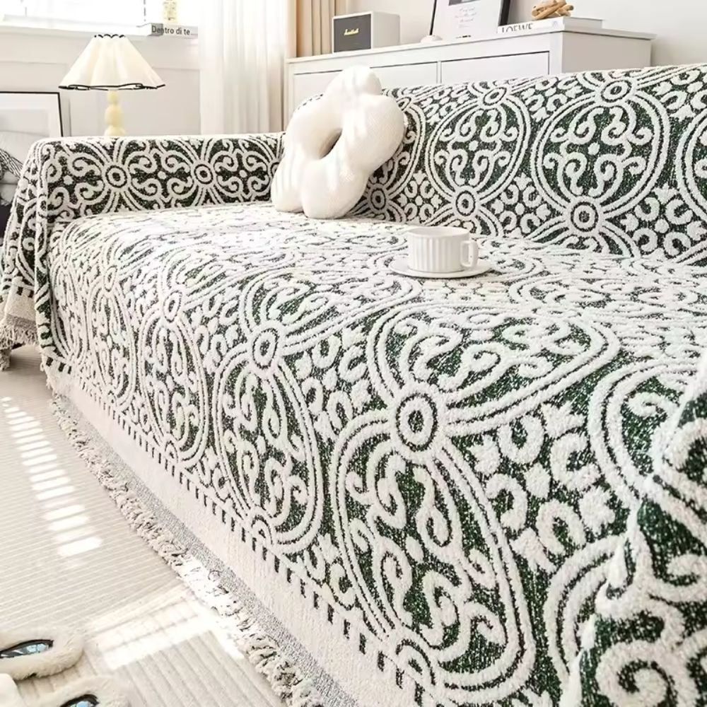 Ornamental Jacquard Sofföverdrag Carvallo