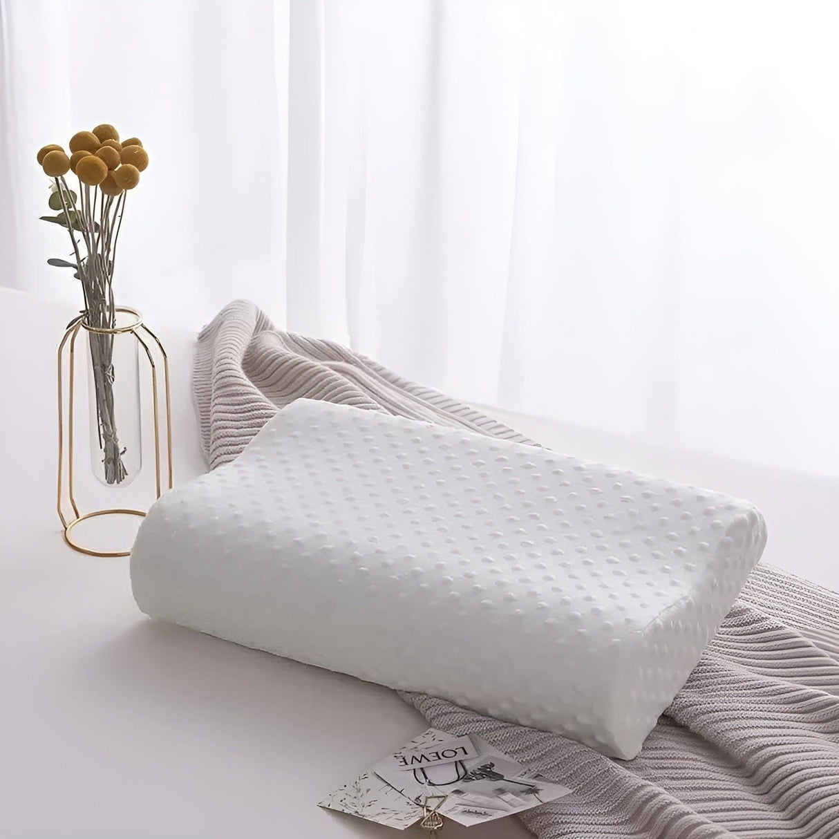 OrthoDream Kudde - Justerbar Ortopedisk Skum Söm Kudde Carvallo