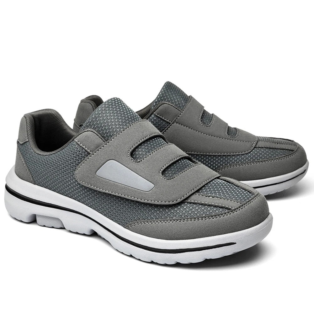 Ortopediska skor för breda och svullna fötter-Hemnix-Grå-35-Hemnix