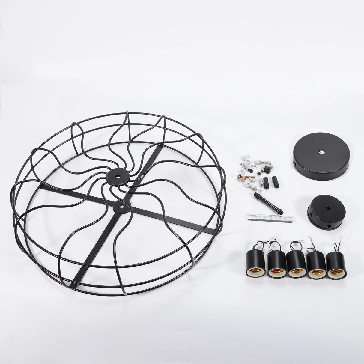 RetroKooi - Vintage Krona ljuskrona Carvallo