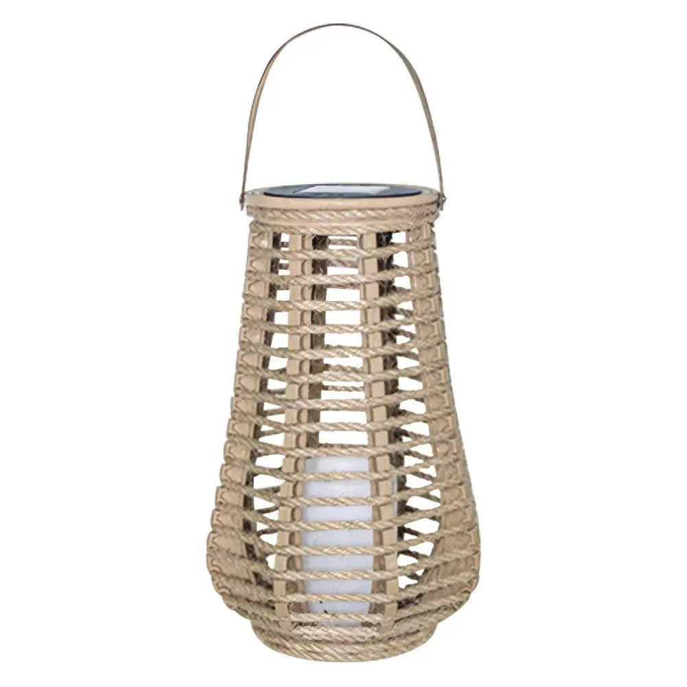 Carvallo - Elegant Soldriven Rattanlampa För Utomhus Charm Carvallo