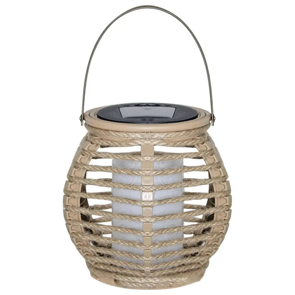 Carvallo - Elegant Soldriven Rattanlampa För Utomhus Charm Carvallo