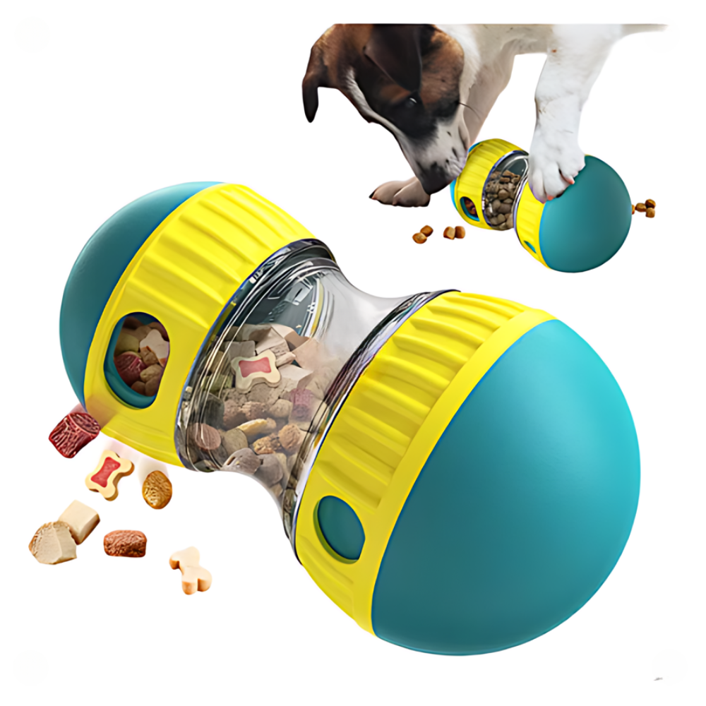 PawRoll – Interaktiv leksak för långsam utfodring med rullande boll design för lek och aktivering Carvallo