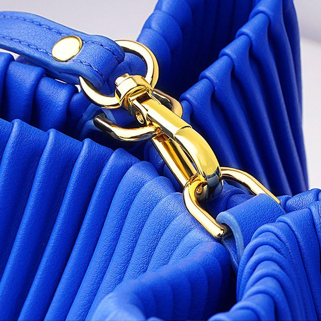 Läder axelväska för damer – Högkvalitativ bucket-väska, Mjuk och tidlös Carvallo