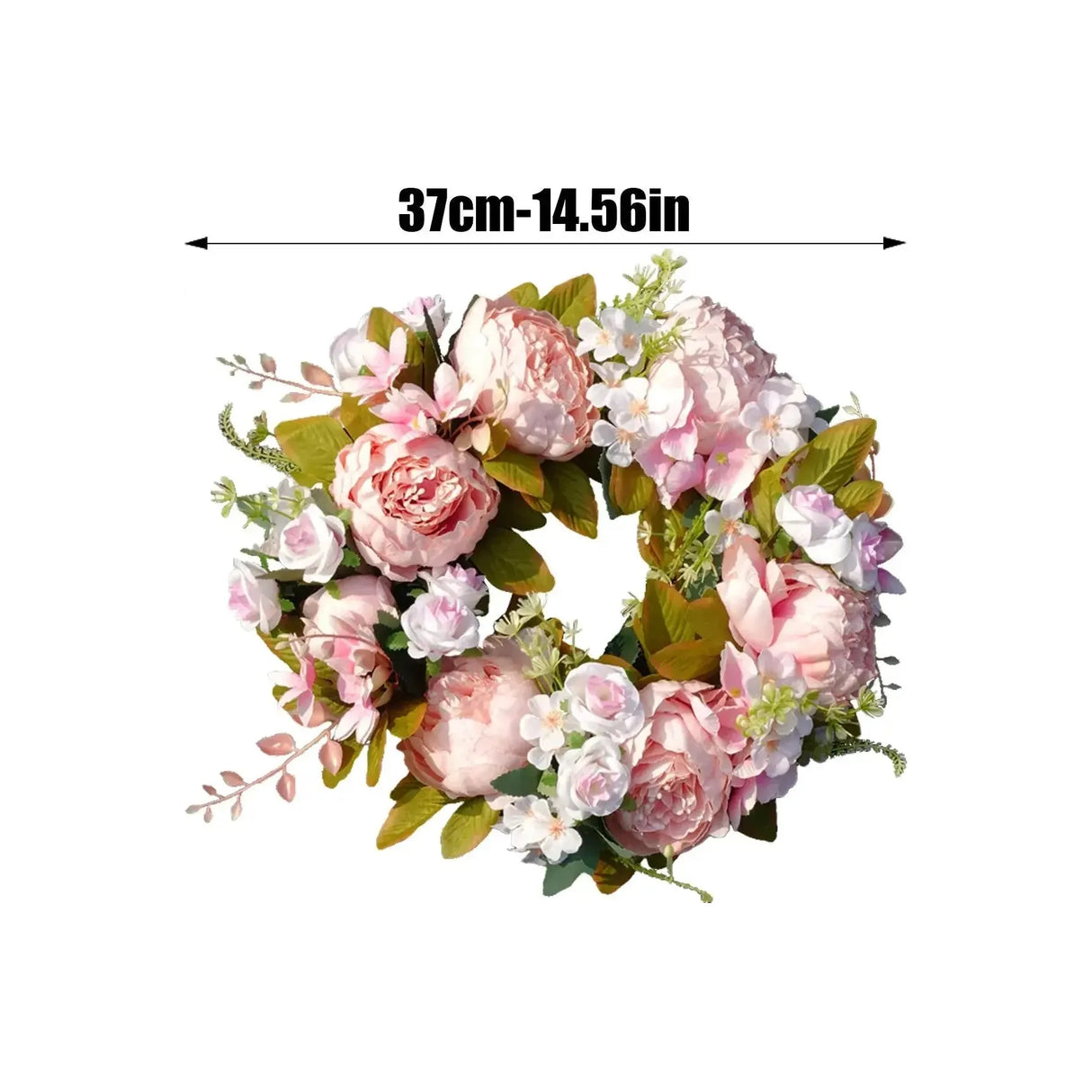 PeonyBloom Krans - Konstgjord Utomhusdisplay Höst Dekor Peony Krans Carvallo