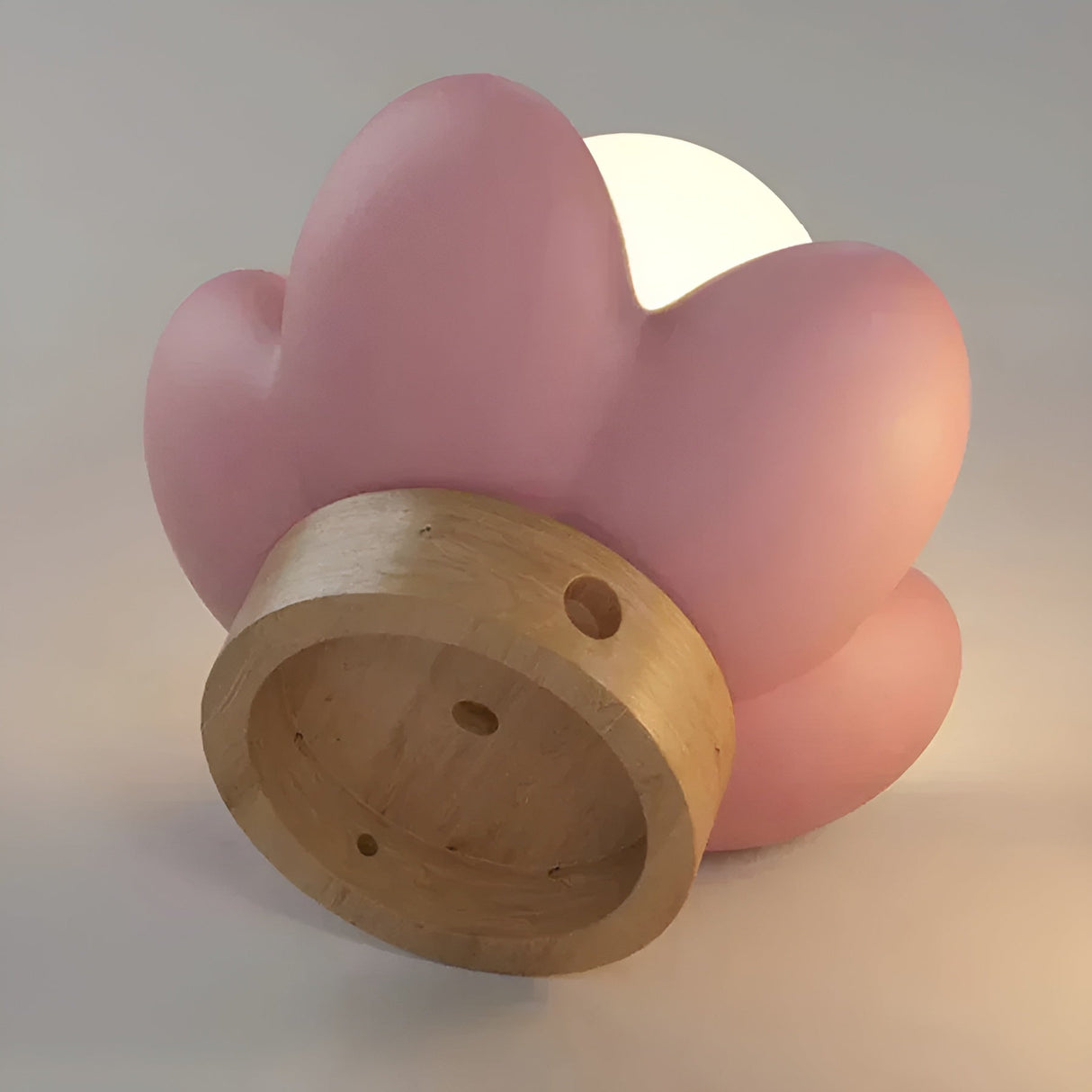 Blomform - Vägglampa i Cream - Dekorativ & Varmt Ljus för Vardagsrum eller Sovrum Carvallo