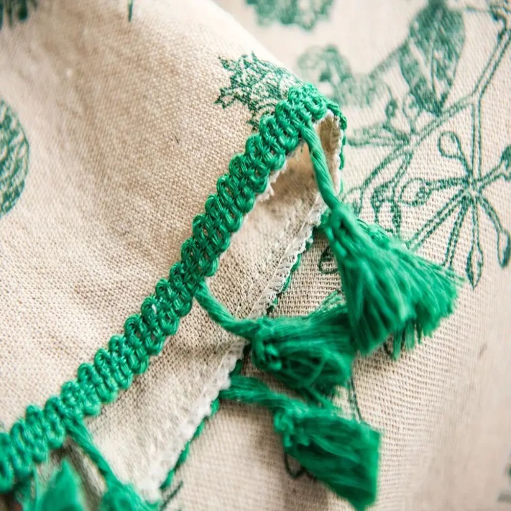 Tallriksduk med Tallkottar Tryck Carvallo