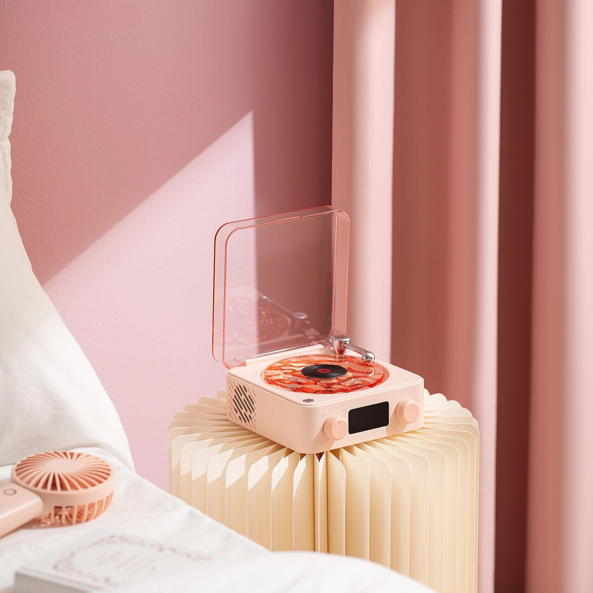 LED Bordslampa Retro Vinyl Stämningsljus Carvallo