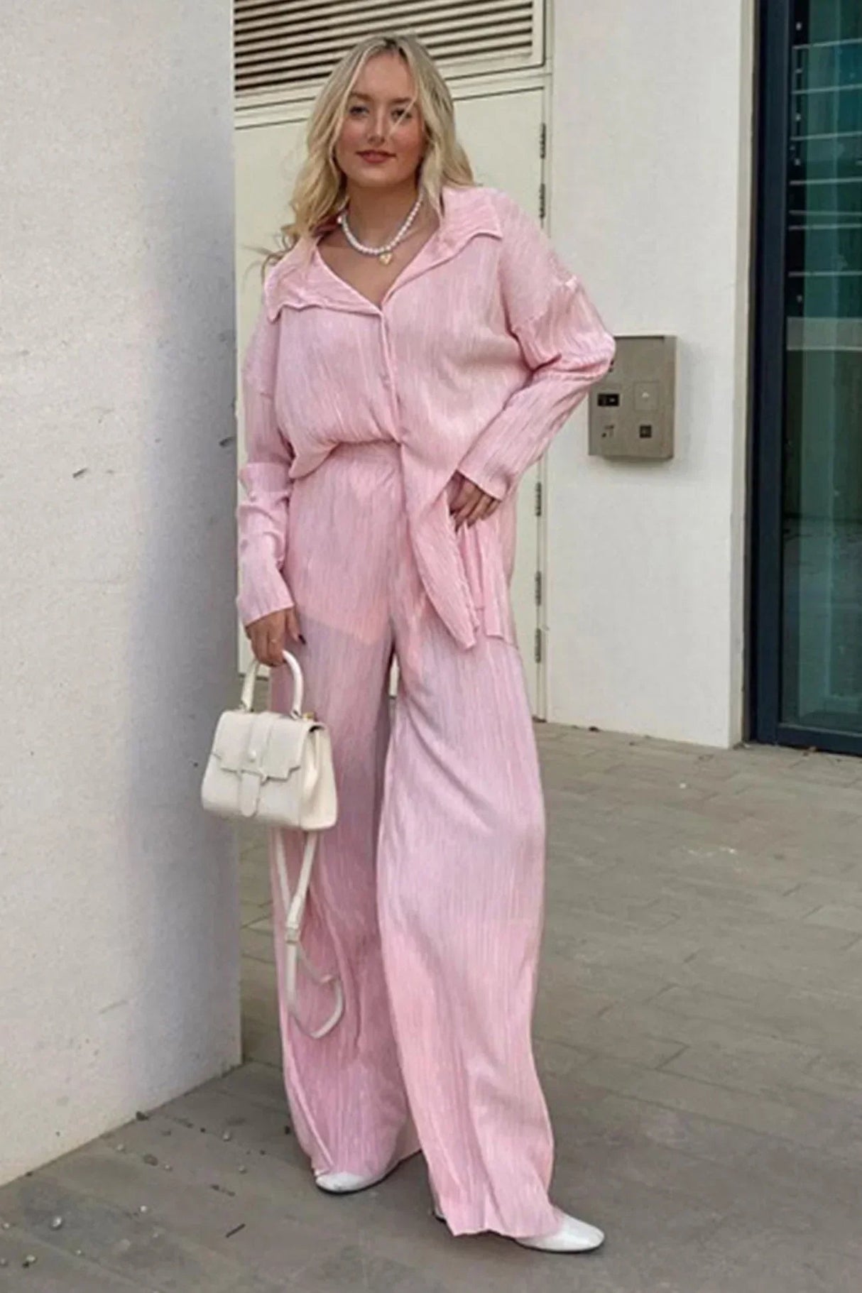 Dam Tvådelad Sommaruppsättning Lätt Linne Hemnix