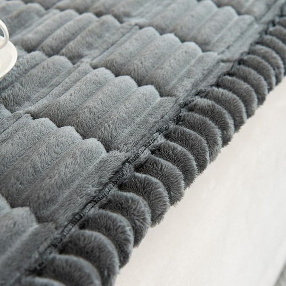 Plush Fållade Kanter Sofföverdrag Carvallo