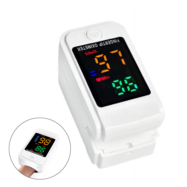 Pulse Oximeter | LED Fingermonitor för Hemanvändning Carvallo