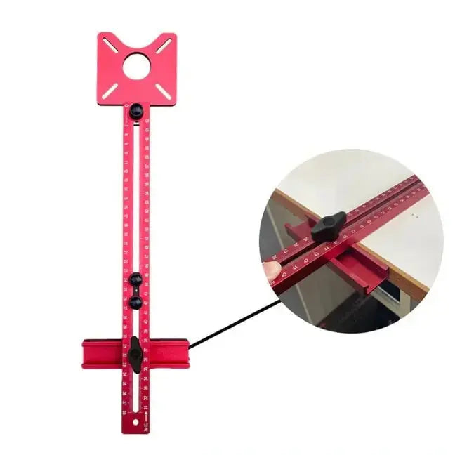 ProCarve - Justerbar gångjärnsmall – Precisionsfräsjigg för felfria träbearbetningssnitt MILA Sverige