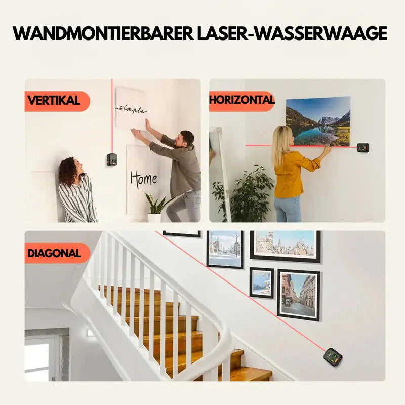 ProLevel360 - Självnivellerande lasernivå – Precisionsverktyg med 360° rotation MILA Sverige