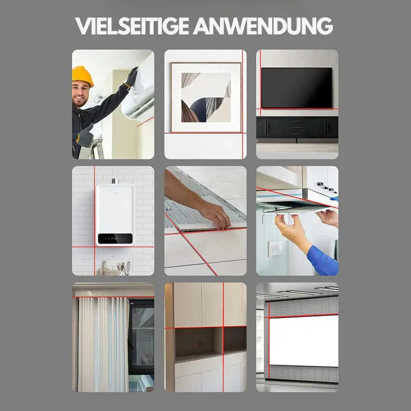 ProLevel360 - Självnivellerande lasernivå – Precisionsverktyg med 360° rotation MILA Sverige