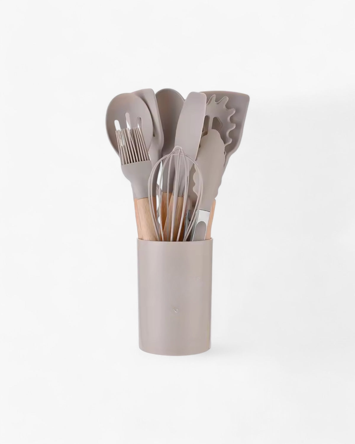 Carvallo – Miljövänligt Silikon Kökset med Bambu Handtag (12-delar) Carvallo