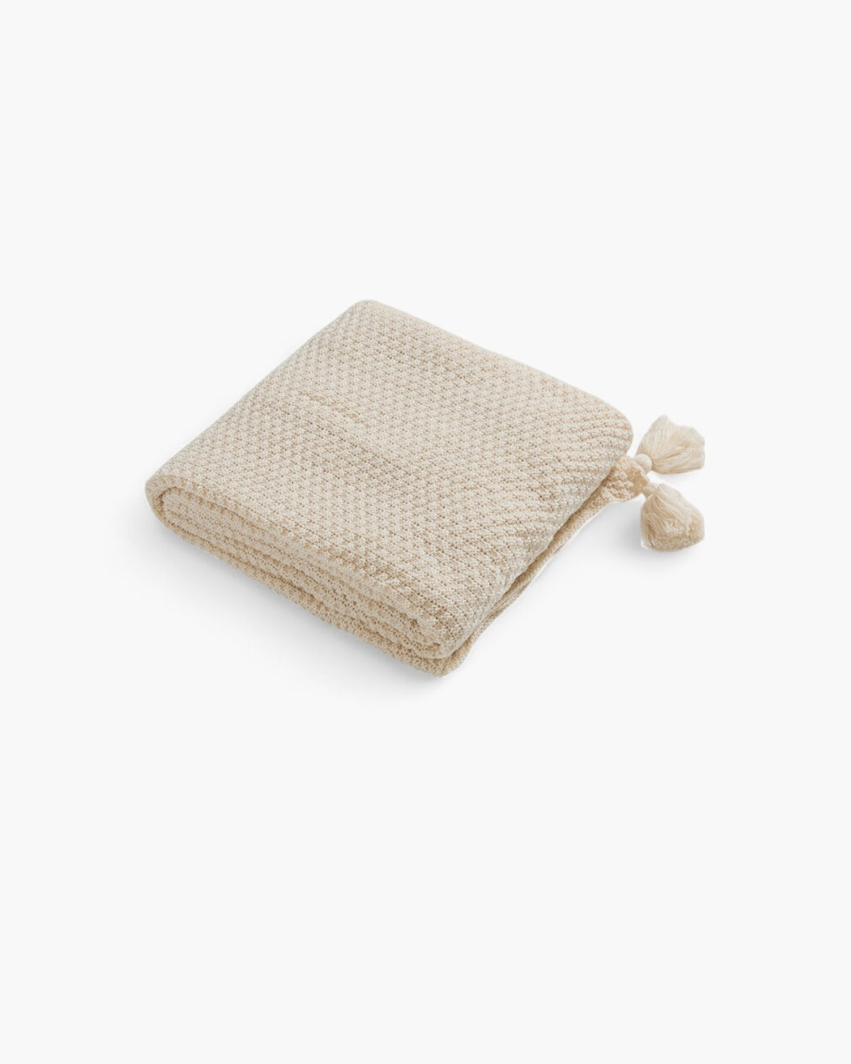 Carvallo Maison – Lyxig Stickad Filt med Subtila Fransen detaljer Carvallo